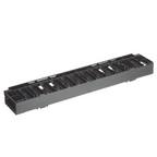 Organizador de Cables Horizontal 1UR Rack 19in (483mm) — PANDUIT