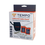 Tester de Cables LAN 8 Hilos Coaxial Mapeo de Pines — TEMPO