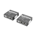 Kit extensor IP y PoE por cable UTP CAT5E hasta 500 mts @ 100 mbps
