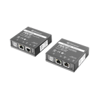 Kit extensor IP y PoE por cable UTP CAT5E hasta 500 mts @ 100 mbps