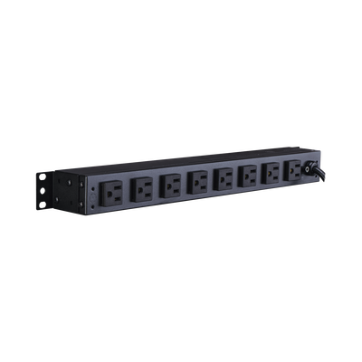 PDU Básico Rack 8 Salidas NEMA 5-15R Traseras — CYBERPOWER