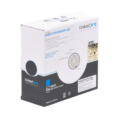 Bobina UTP Cat5e 100 m — Linkedpro