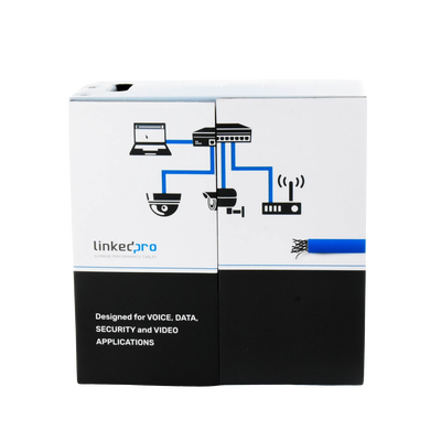 Bobina UTP Cat6+ 305 m — Linkedpro