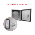 Gabinete de Acero IP66 400x400x200 mm IK10 — PRECISION