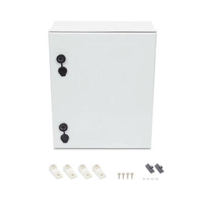 Gabinete de Poliéster IP65 Uso en Intemperie (400 x 500 x 200 mm) con Pl — PRECISION