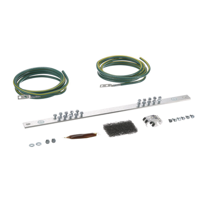 Kit de Puesta a Tierra con dos Jumpers 6 AWG y Barra de Conexiones de 20 — PANDUIT