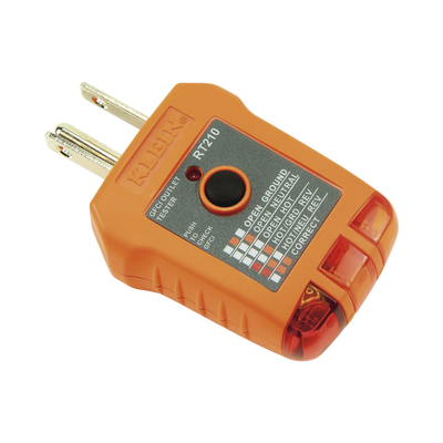 Probador de Tomacorrientes GFCI Indicación LED — KLEIN TOOLS