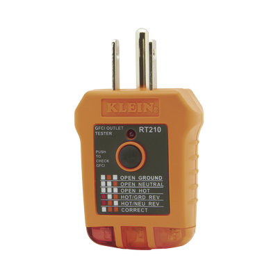 Probador de Tomacorrientes GFCI Indicación LED — KLEIN TOOLS