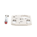 Placa de montaje con anclaje para sensores sísmicos de vibración serie S — HONEYWELL HOME RESIDEO