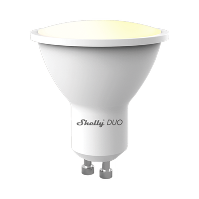 Foco tipo inteligente con señal inalámbrica, color dual blanco y cálid — Shelly