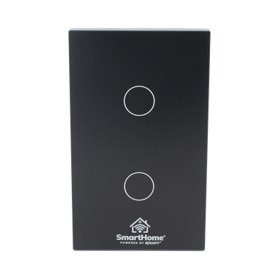(Wifi) Apagador switch inalámbrico WIFI, control de 2 regresos de carg — Smartho