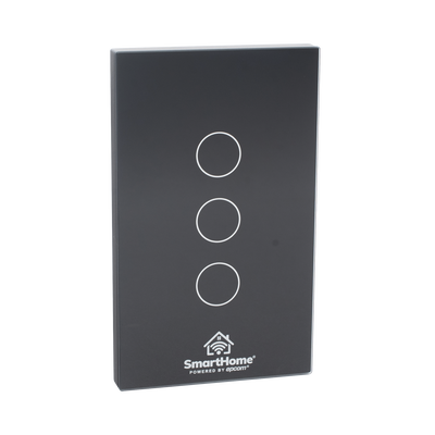 (Wifi) Apagador switch inalámbrico WIFI, control de 3 regresos de carg — Smartho