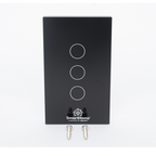(Wifi) Apagador switch inalámbrico WIFI, control de 3 regresos de carg — Smartho