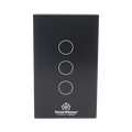 (Wifi) Apagador switch inalámbrico WIFI, control de 3 regresos de carg — Smartho