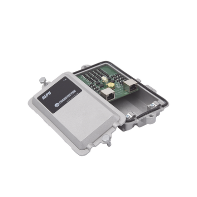 Protector de Sobretensión PoE++ Gigabit Ethernet 1000 Mbps — TRANSTECTOR