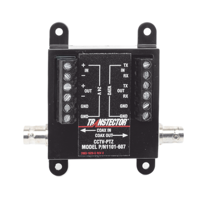 Protector CCTV PTZ SASD 12-24V + Coaxial BNC + RS-232 — TRANSTECTOR