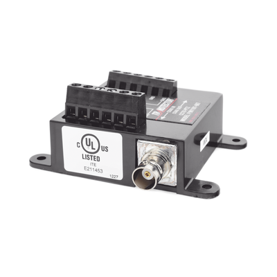 Protector CCTV PTZ SASD 12-24V + Coaxial BNC + RS-232 — TRANSTECTOR