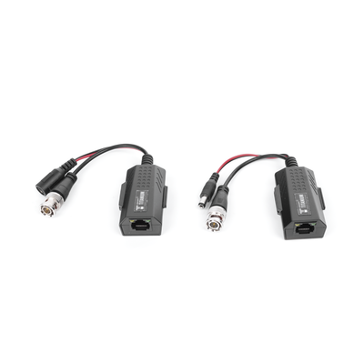 Kit de transceptores activos con conector para alimentación (12V 4K