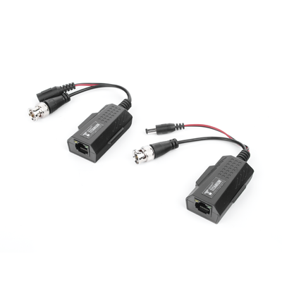 Kit de transceptores activos con conector para alimentación (12V 4K
