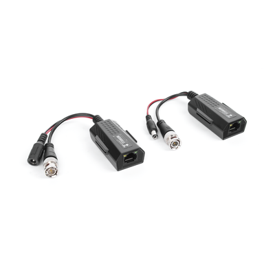 Kit de transceptores activos con conector para alimentación (12V 4K