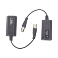 Kit EXTENSOR IP por cable CABLE COAXIAL para distancias de HASTA 200 m