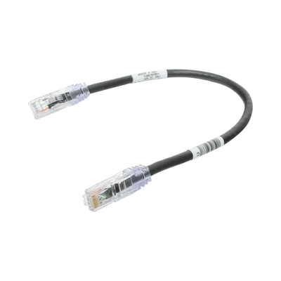 Patch Cord Cat6 UTP 0.3 m Negro — Panduit