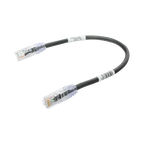 Patch Cord Cat6 UTP 0.3 m Negro — Panduit