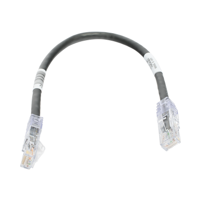 Patch Cord Cat6 UTP 0.3 m Negro — Panduit