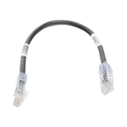 Patch Cord Cat6 UTP 0.3 m Negro — Panduit
