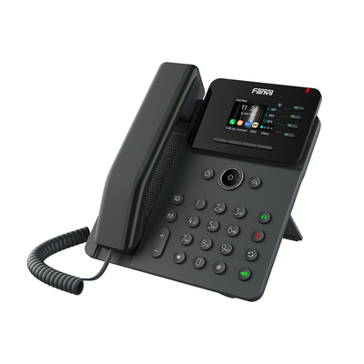 Teléfono IP Empresarial Wi-Fi 6 Dual Band 4 Líneas SIP — FANVIL