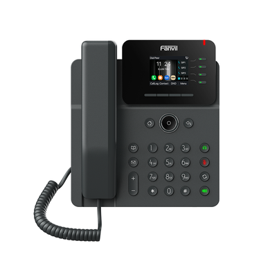 Teléfono IP Empresarial Wi-Fi 6 Dual Band 4 Líneas SIP — FANVIL