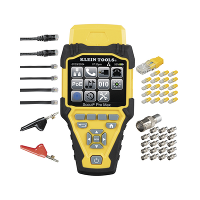 Probador de Cables de Red 10 Gbps 2000' (610 m) — KLEIN TOOLS