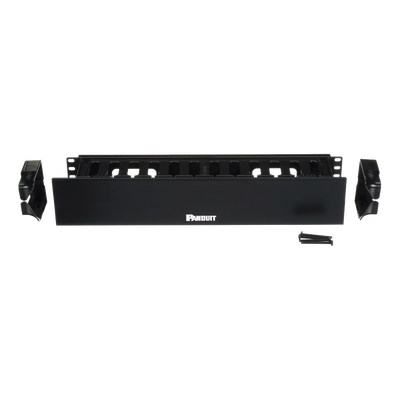 Organizador de Cables Horizontal PatchLink, Sencillo (Solo Frontal), Con — PANDUIT