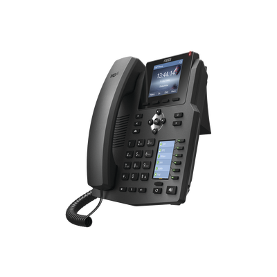 Teléfono IP empresarial para 4 Líneas SIP con 2 pantallas LCD, 6 teclas  — FANVIL