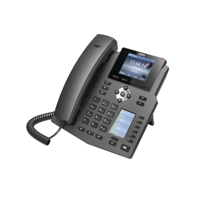 Teléfono IP empresarial para 4 Líneas SIP con 2 pantallas LCD, 6 teclas  — FANVIL