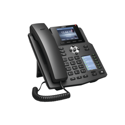 Teléfono IP empresarial para 4 Líneas SIP con 2 pantallas LCD, 6 teclas  — FANVIL