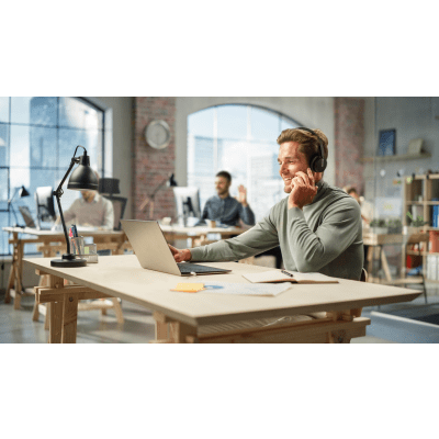 Diadema Bluetooth Cancelación de Ruido con 3 Micrófonos — YEALINK