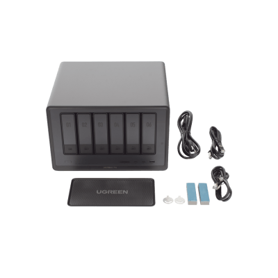 NAS / 6 Bahías + 2 NVMe / Intel i5 / Thunderbolt 4 / 10GbE /
