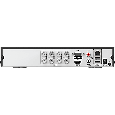 DVR 8 Canales TURBOHD + 4 Canales IP — HIKVISION