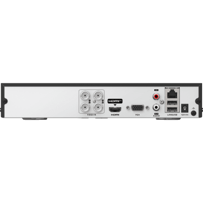 DVR 4 Canales TURBOHD + 2 Canales IP — HIKVISION