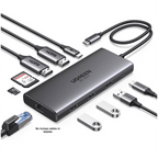 Docking Station USB-C 10 en 1 / Dual HDMI 4K 60Hz y 8K 30Hz 