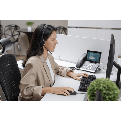 Diadema Alámbrica USB Mono Cancelación de Ruido Pasiva — YEALINK