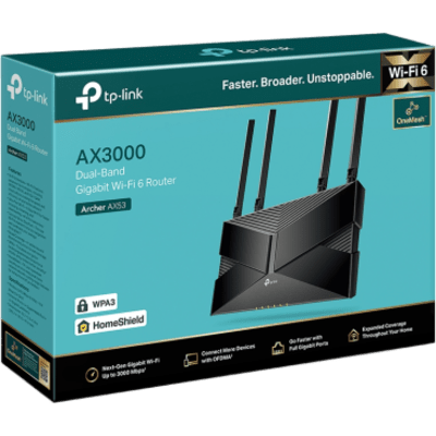 Router WiFi 6 doble banda AX 1800 Mbps — Tp-Link
