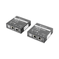 Kit extensor IP y PoE por cable UTP CAT5E hasta 500 mts @ 100 mbps