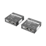 Kit extensor IP y PoE por cable UTP CAT5E hasta 500 mts @ 100 mbps