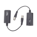 Kit EXTENSOR IP por cable CABLE COAXIAL para distancias de HASTA 200 m