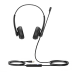 Diadema USB Alámbrica Audio HD Cancelación de Ruido Pasivo — YEALINK