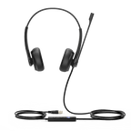 Diadema Alámbrica USB Audio HD Cancelación de Ruido Pasiva — YEALINK
