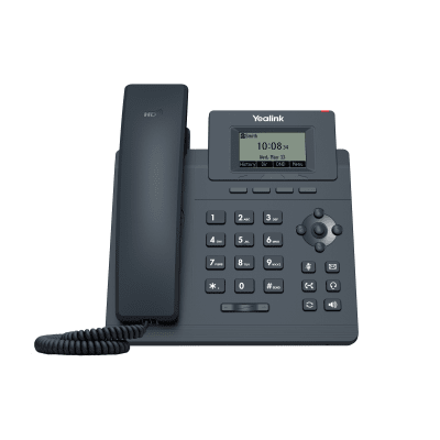 Teléfono IP Empresarial Pantalla LCD 2.3" 1 Cuenta VoIP — YEALINK