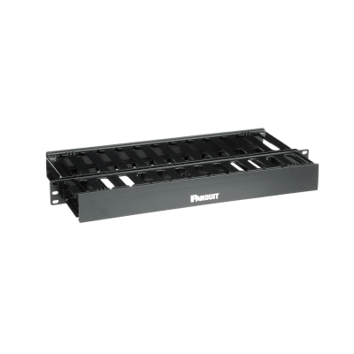 Organizador de Cables Horizontal Doble Frontal y Posterior — PANDUIT